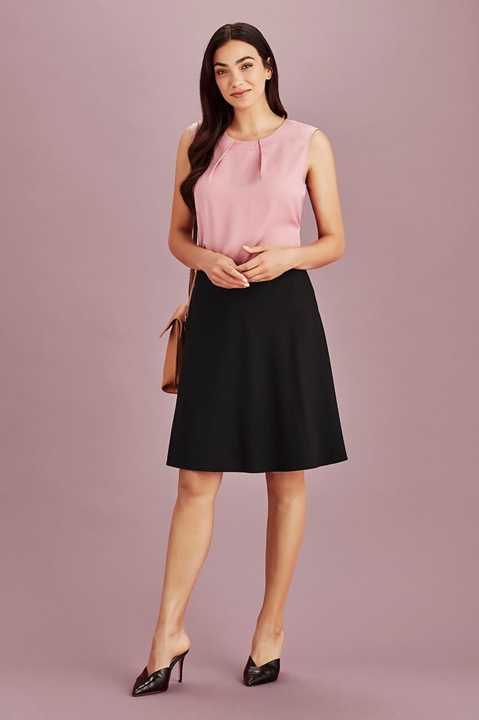 Biz Corporates Womens Bandless Flared Skirt - 20718 | Biz Corporates | Fashion Biz Online