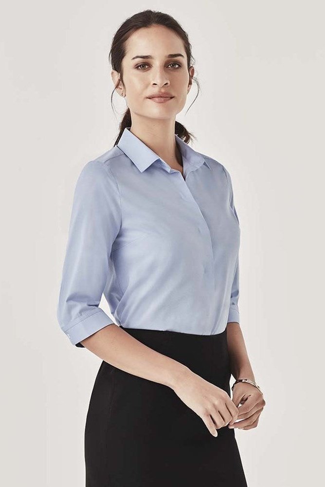 Biz Corporates Womens Charlie 3/4 Shirt - RS968LT | Biz Corporates | Fashion Biz Online