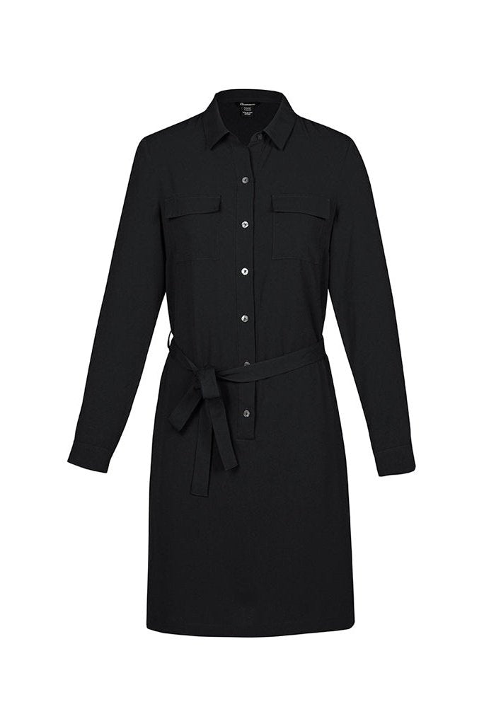 Biz Corporates Womens Chloe Georgette Shirt Dress - RD069L | Biz Corporates | Fashion Biz Online