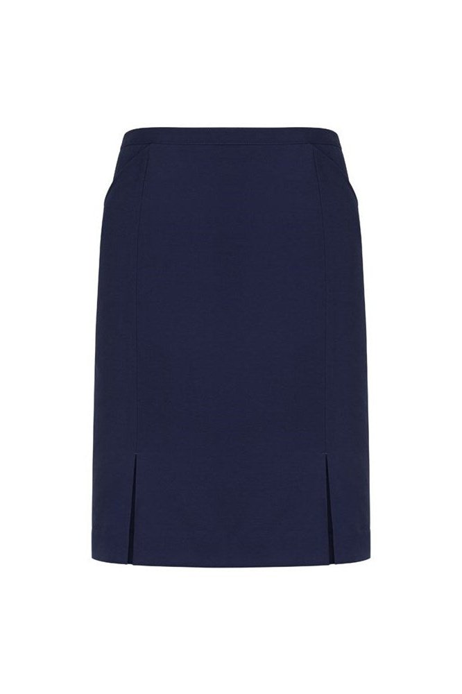 Biz Corporates Womens Front Pleat Detail Straight Skirt - 20720 | Biz Corporates | Fashion Biz Online