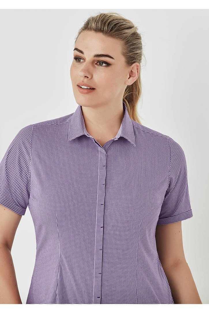 Biz Corporates Womens Newport Short Sleeve Shirt - 42512 | Biz Corporates | Fashion Biz Online