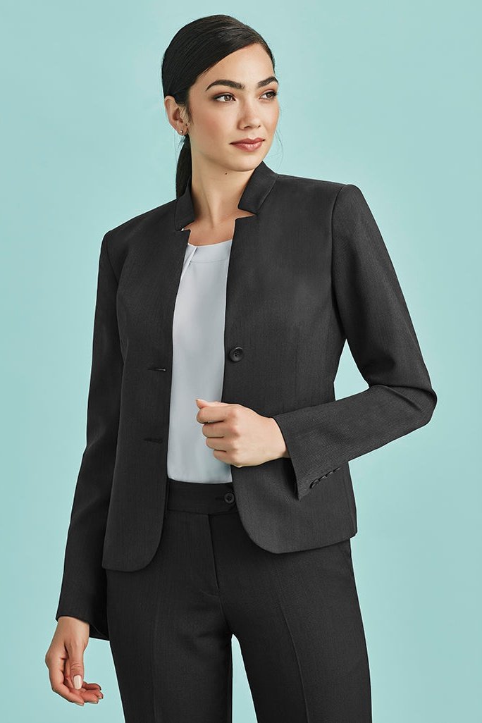 Biz Corporates Womens Short Jacket with Reverse Lapel - 60113 | Biz Corporates | Fashion Biz Online