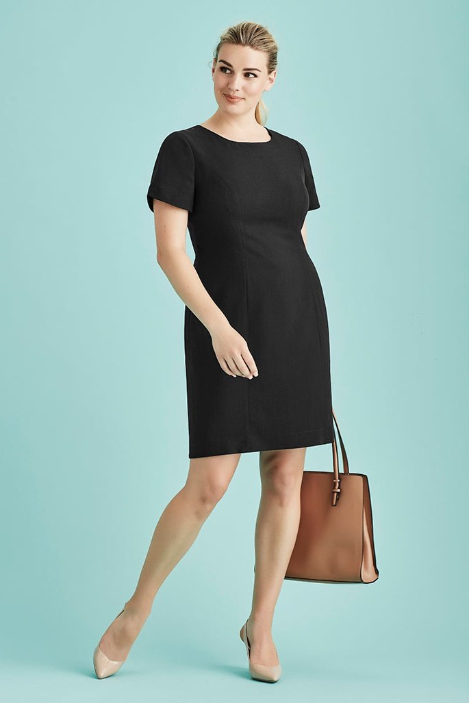 Biz Corporates Womens Short Sleeve Dress - 30112 | Biz Corporates | Fashion Biz Online
