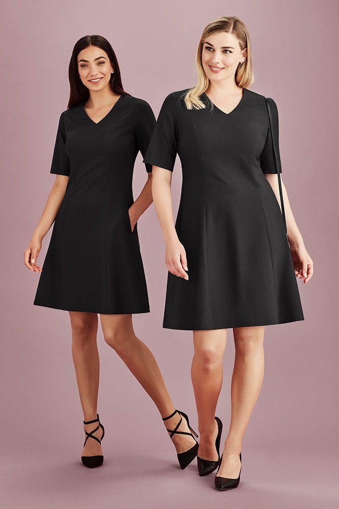 Biz Corporates Womens Siena Extended Sleeve Dress - RD974L | Biz Corporates | Fashion Biz Online