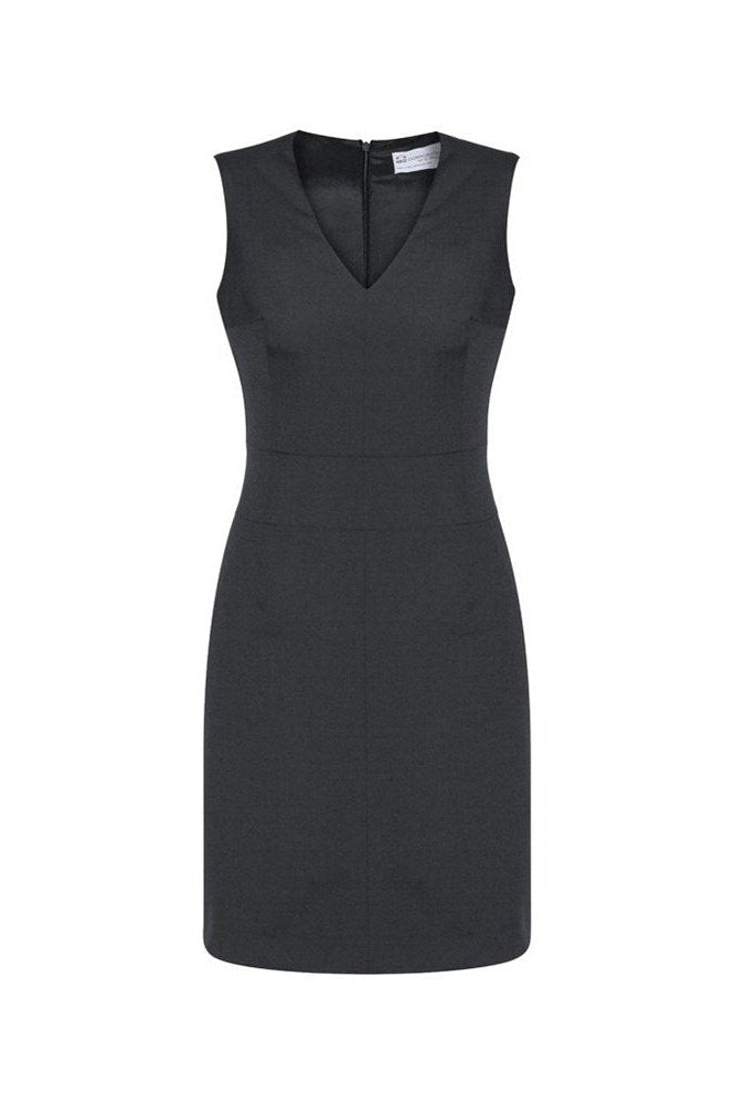 Biz Corporates Womens Sleeveless V Neck Dress - 30121 | Biz Corporates | Fashion Biz Online