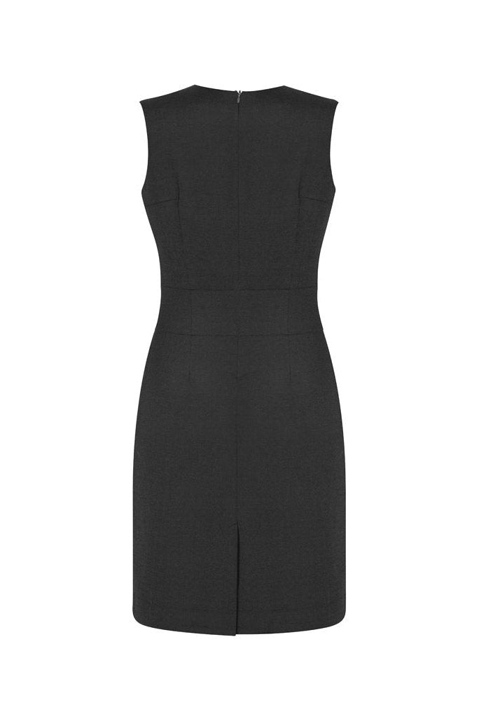 Biz Corporates Womens Sleeveless V Neck Dress - 30121 | Biz Corporates | Fashion Biz Online