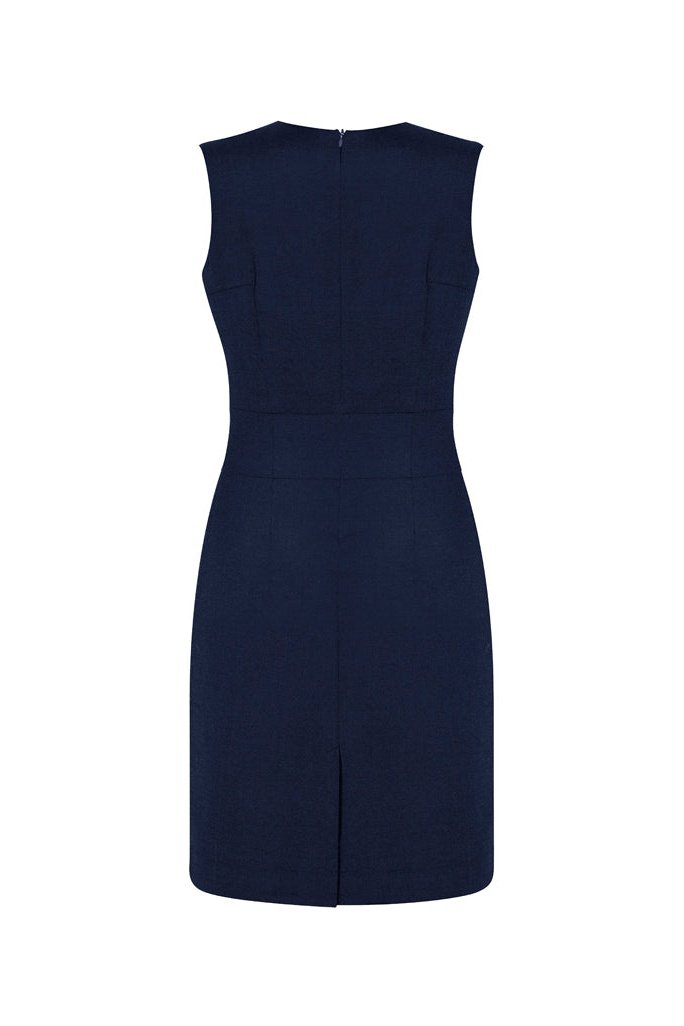 Biz Corporates Womens Sleeveless V Neck Dress - 30121 | Biz Corporates | Fashion Biz Online