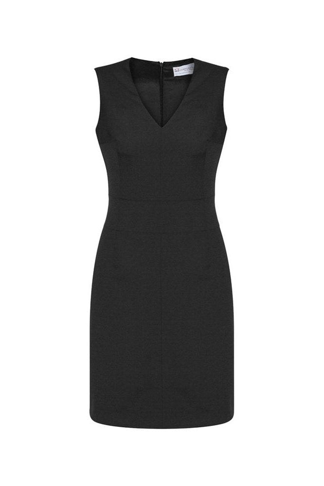 Biz Corporates Womens Sleeveless V Neck Dress - 30121 | Biz Corporates | Fashion Biz Online