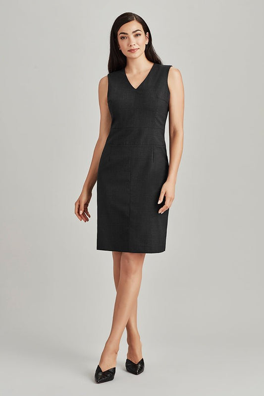 Biz Corporates Womens Sleeveless V Neck Dress - 34021 | Biz Corporates | Fashion Biz Online