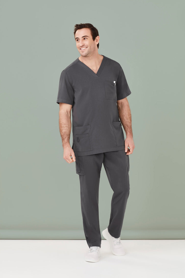 BizCare Mens Avery Multi-Pocket Scrub Pant - CSP946ML | Biz Care | Fashion Biz Online