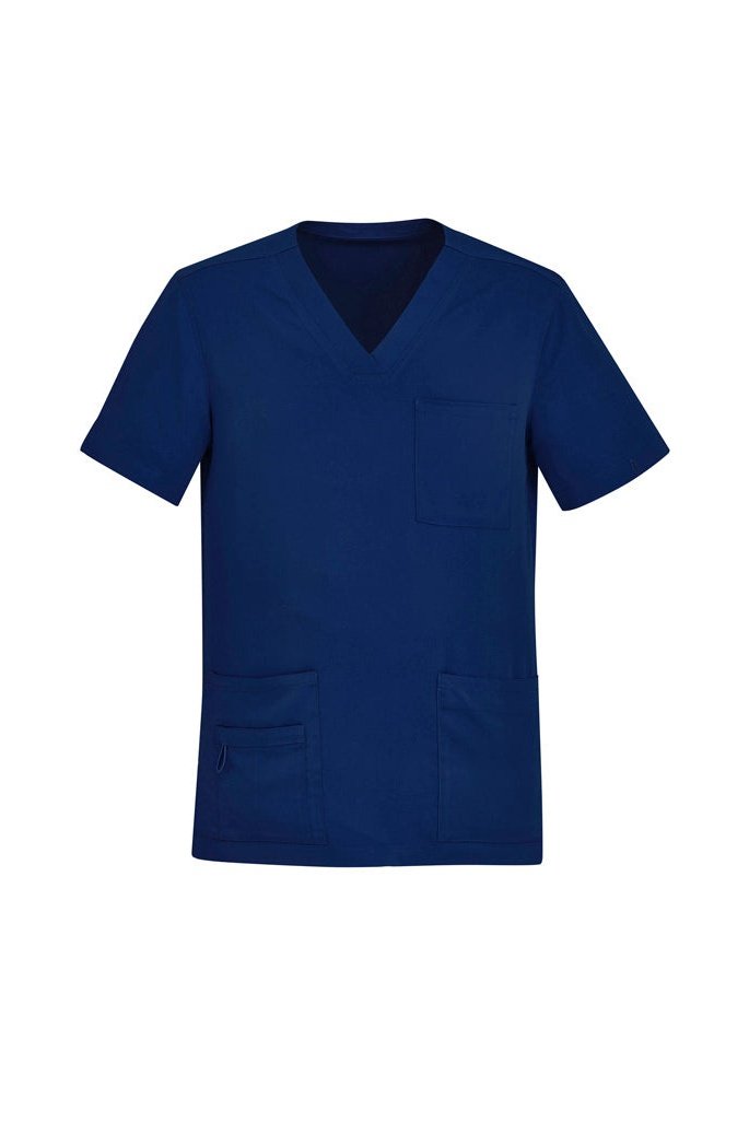 BizCare Mens Avery V-Neck Scrub Top - CST945MS | Biz Care | Fashion Biz Online