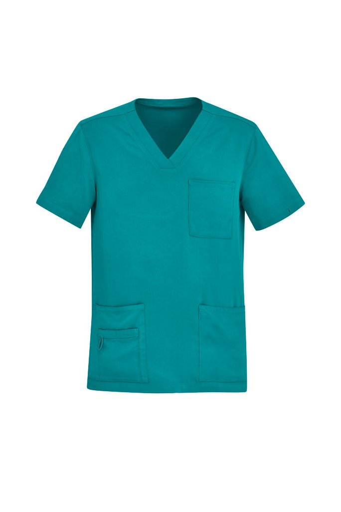 BizCare Mens Avery V-Neck Scrub Top - CST945MS | Biz Care | Fashion Biz Online