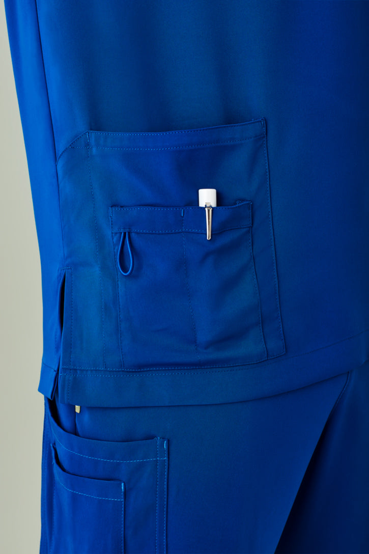 BizCare Mens Avery V-Neck Scrub Top - CST945MS | Biz Care | Fashion Biz Online