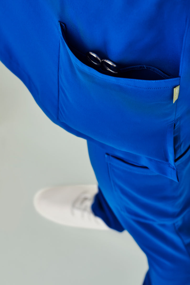 BizCare Mens Avery V-Neck Scrub Top - CST945MS | Biz Care | Fashion Biz Online