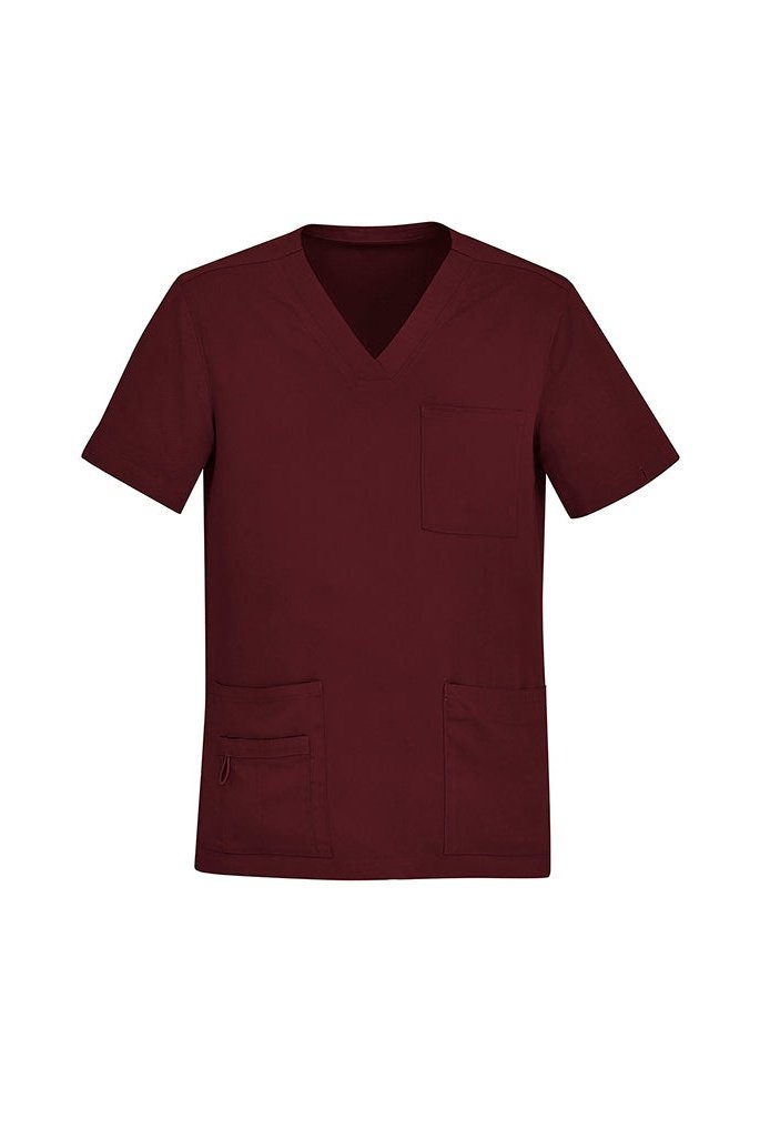 BizCare Mens Avery V-Neck Scrub Top - CST945MS | Biz Care | Fashion Biz Online