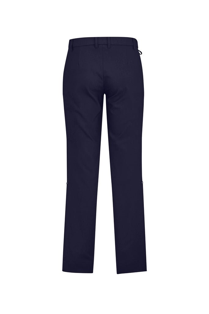 BizCare Mens Comfort Waist Flat Front Pant - CL958ML | Biz Care | Fashion Biz Online