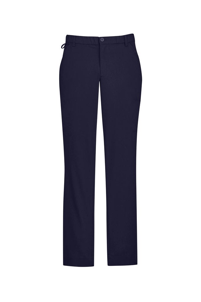 BizCare Mens Comfort Waist Flat Front Pant - CL958ML | Biz Care | Fashion Biz Online