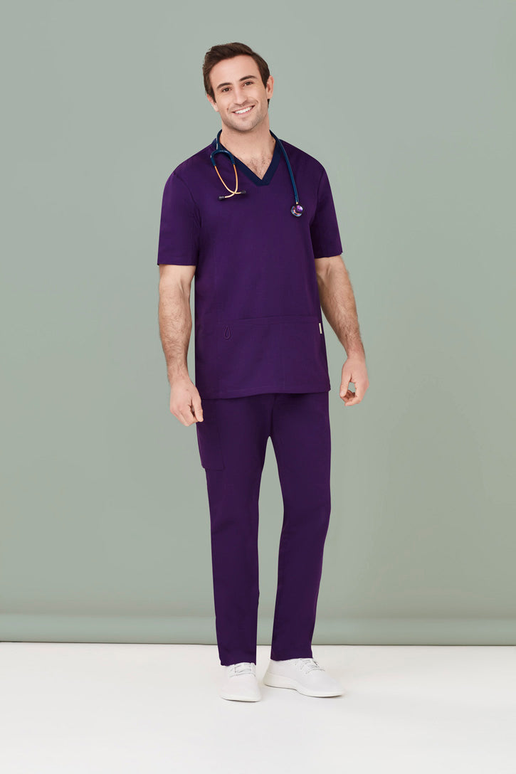 BizCare Mens Riley Straight Scrub Pant - CSP047ML | Biz Care | Fashion Biz Online