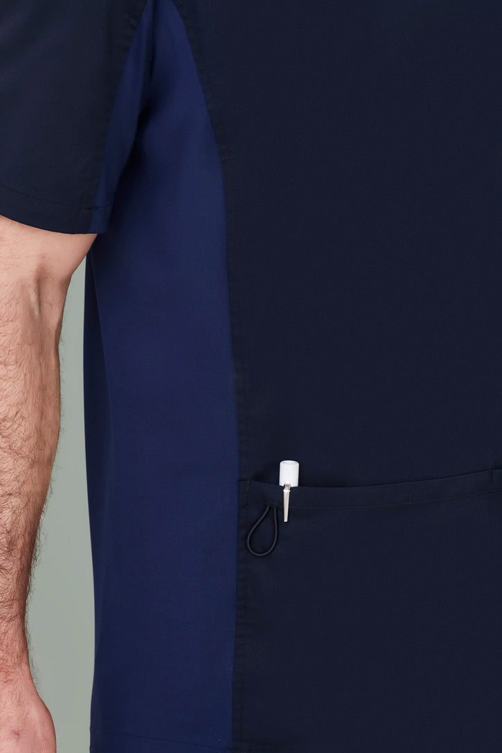 BizCare Mens Riley V-Neck Scrub Top - CST043MS | Biz Care | Fashion Biz Online