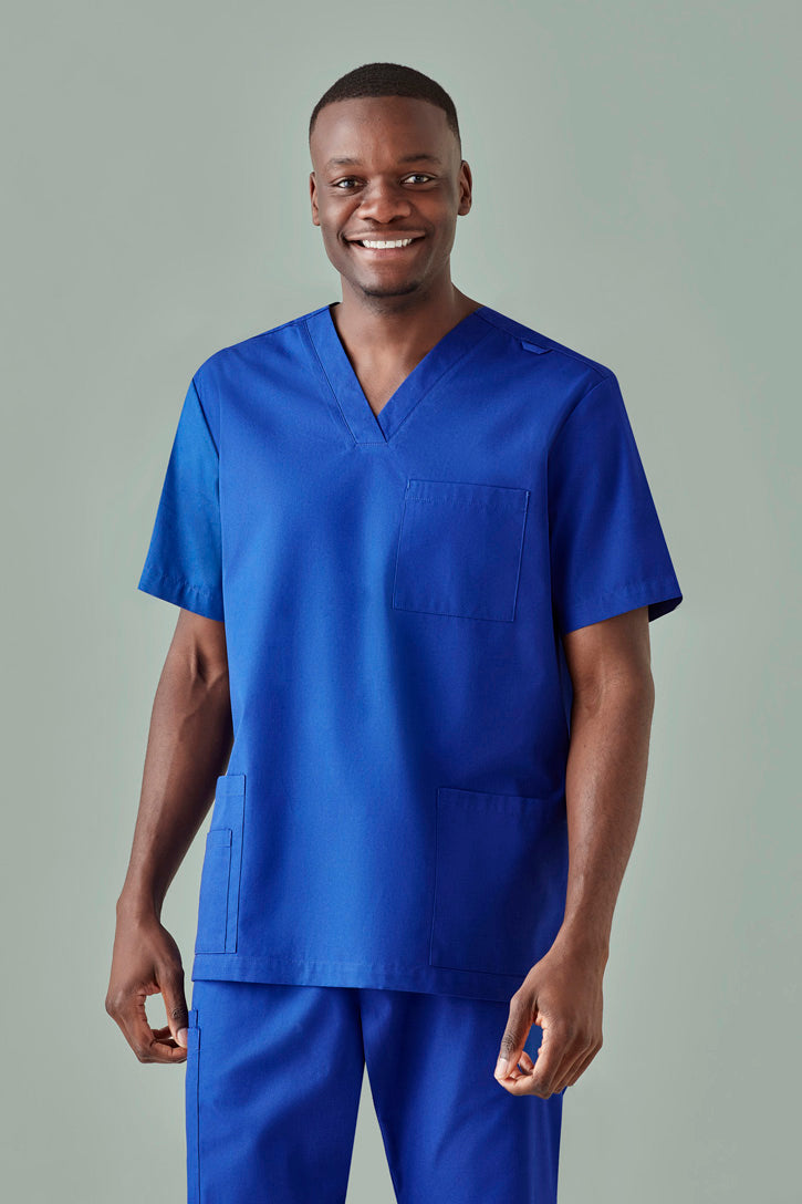 BizCare Mens Tokyo V-Neck Scrub Top - CST141MS | Biz Care | Fashion Biz Online