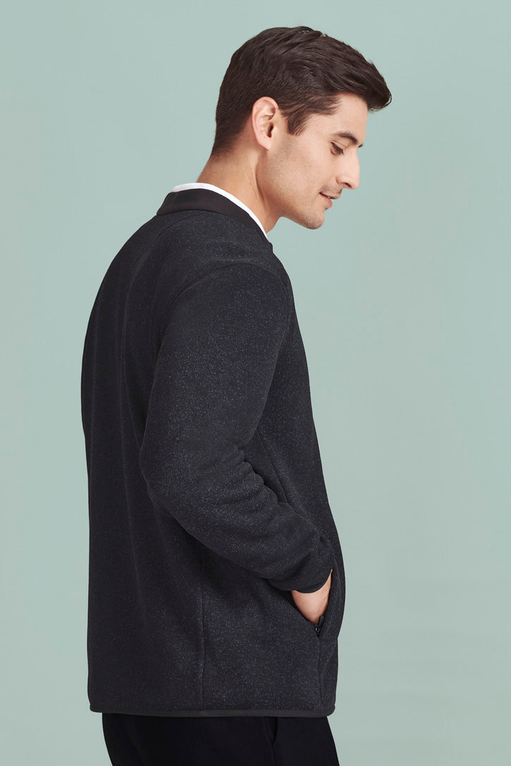BizCare NOVA Mens Knit Jacket - CO342MJ | Biz Care | Fashion Biz Online