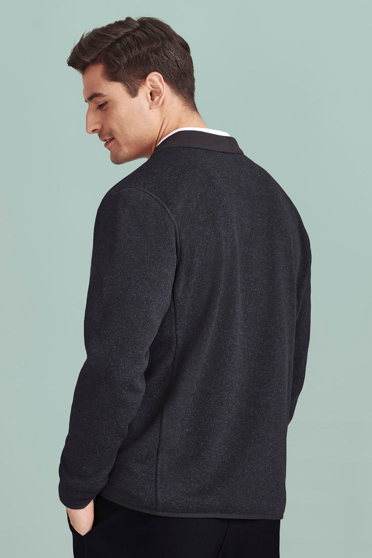 BizCare NOVA Mens Knit Jacket - CO342MJ | Biz Care | Fashion Biz Online