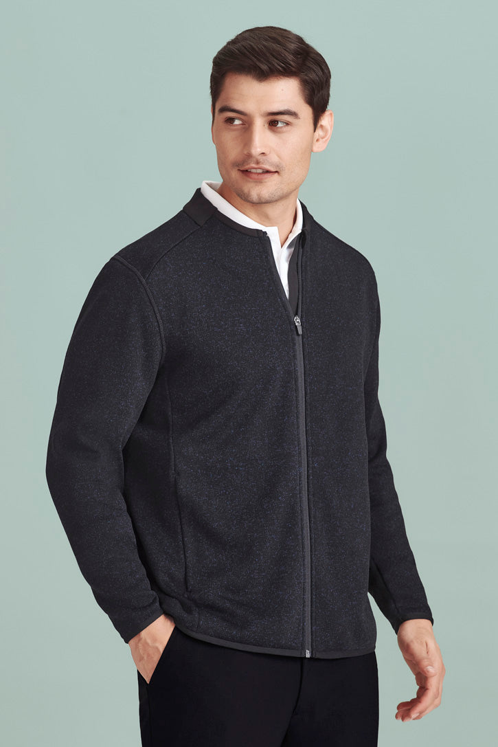 BizCare NOVA Mens Knit Jacket - CO342MJ | Biz Care | Fashion Biz Online