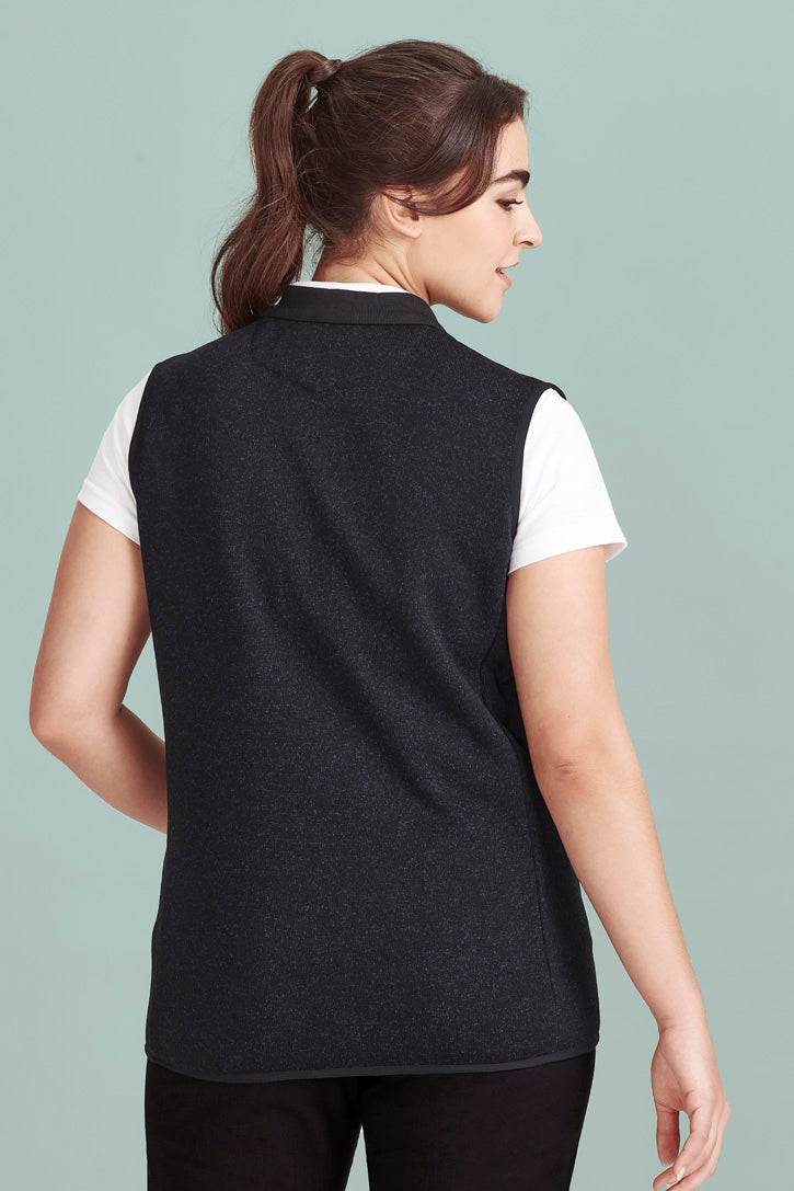 BizCare NOVA Womens Knit Vest - CO343LV | Biz Care | Fashion Biz Online