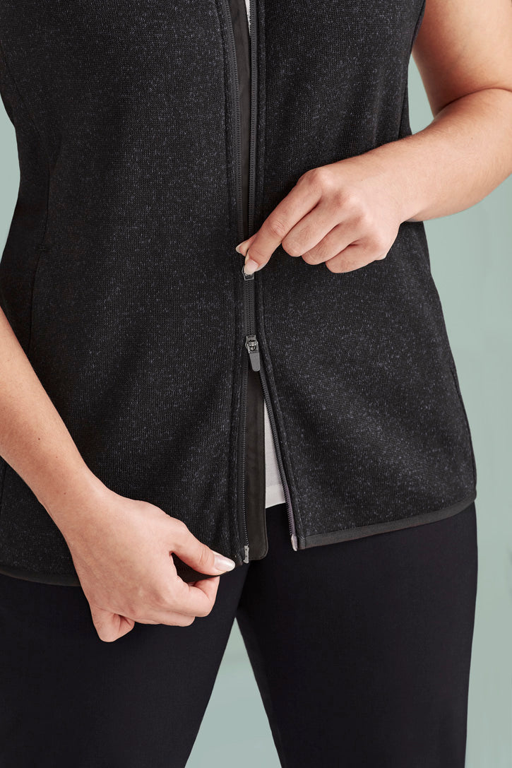 BizCare NOVA Womens Knit Vest - CO343LV | Biz Care | Fashion Biz Online