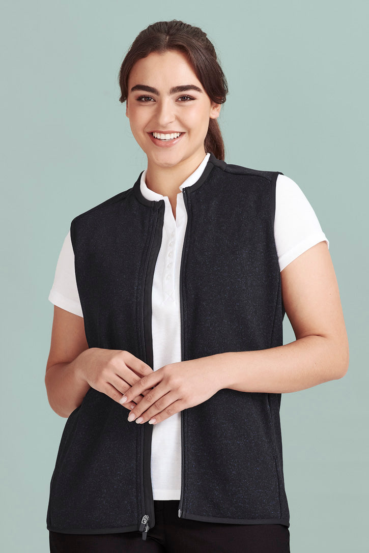 BizCare NOVA Womens Knit Vest - CO343LV | Biz Care | Fashion Biz Online