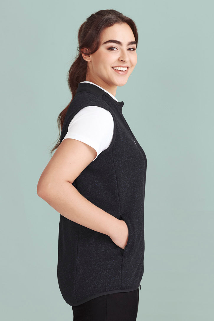 BizCare NOVA Womens Knit Vest - CO343LV | Biz Care | Fashion Biz Online