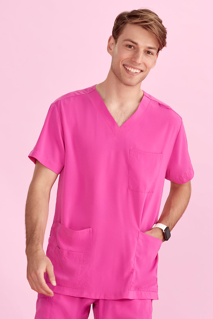 BizCare Unisex V-Neck Scrub Top - CST250US | Biz Care | Fashion Biz Online