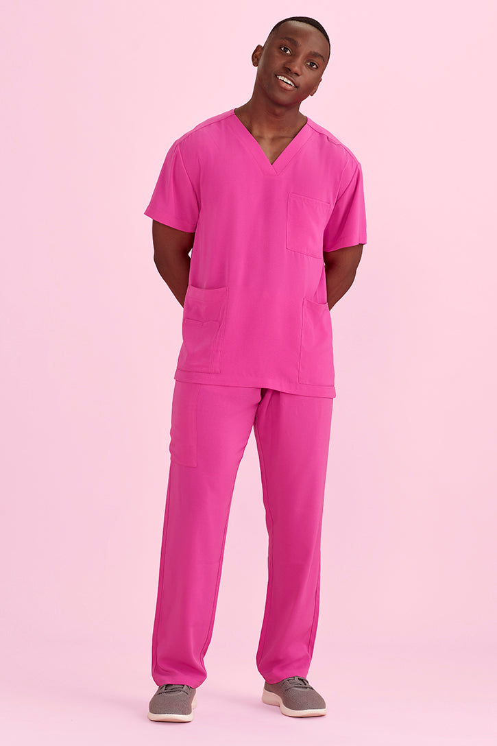 BizCare Unisex V-Neck Scrub Top - CST250US | Biz Care | Fashion Biz Online