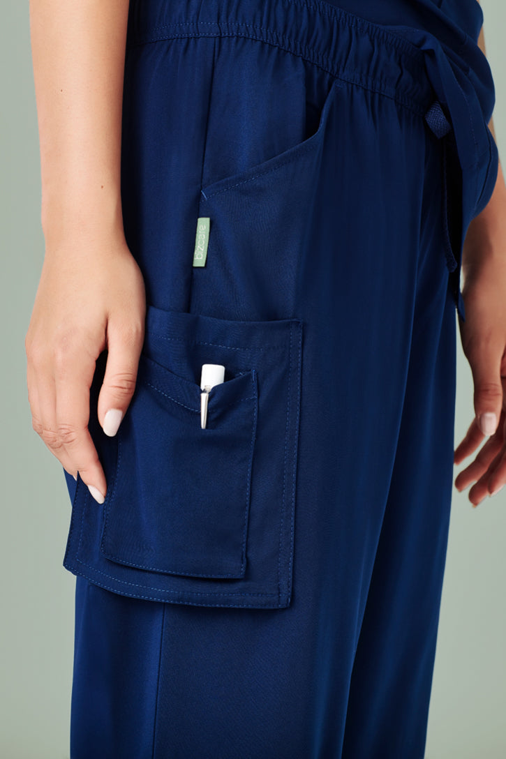 BizCare Womens Avery Multi-Pocket Straight Leg Pant - CSP944LL | Biz Care | Fashion Biz Online