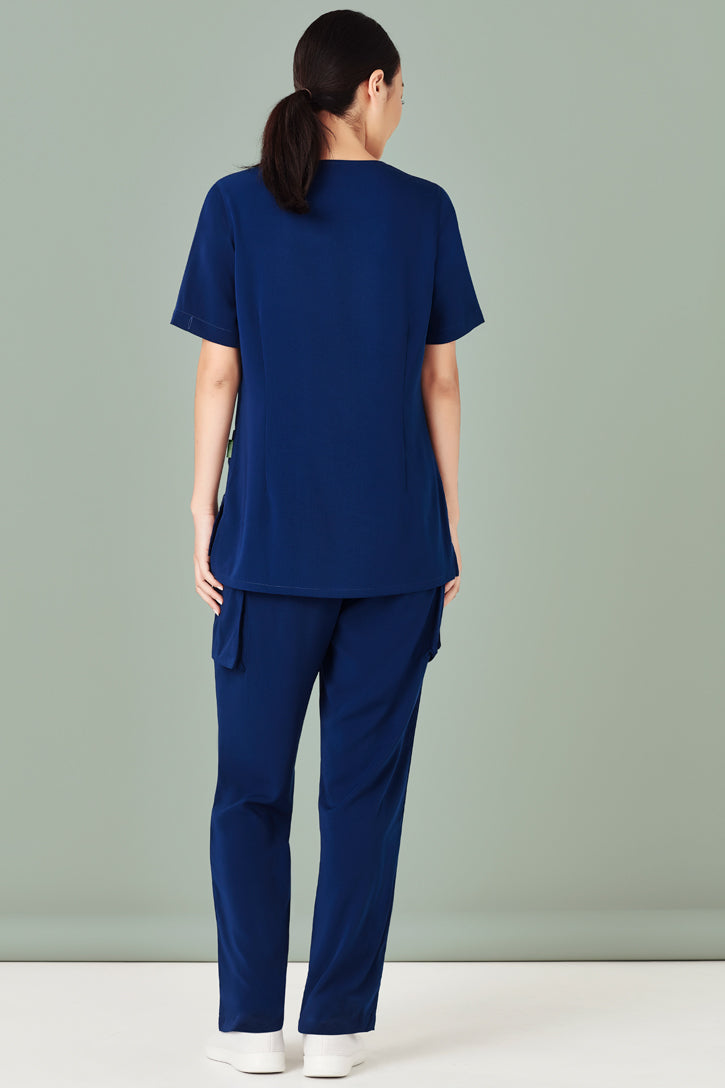 BizCare Womens Avery Multi-Pocket Straight Leg Pant - CSP944LL | Biz Care | Fashion Biz Online