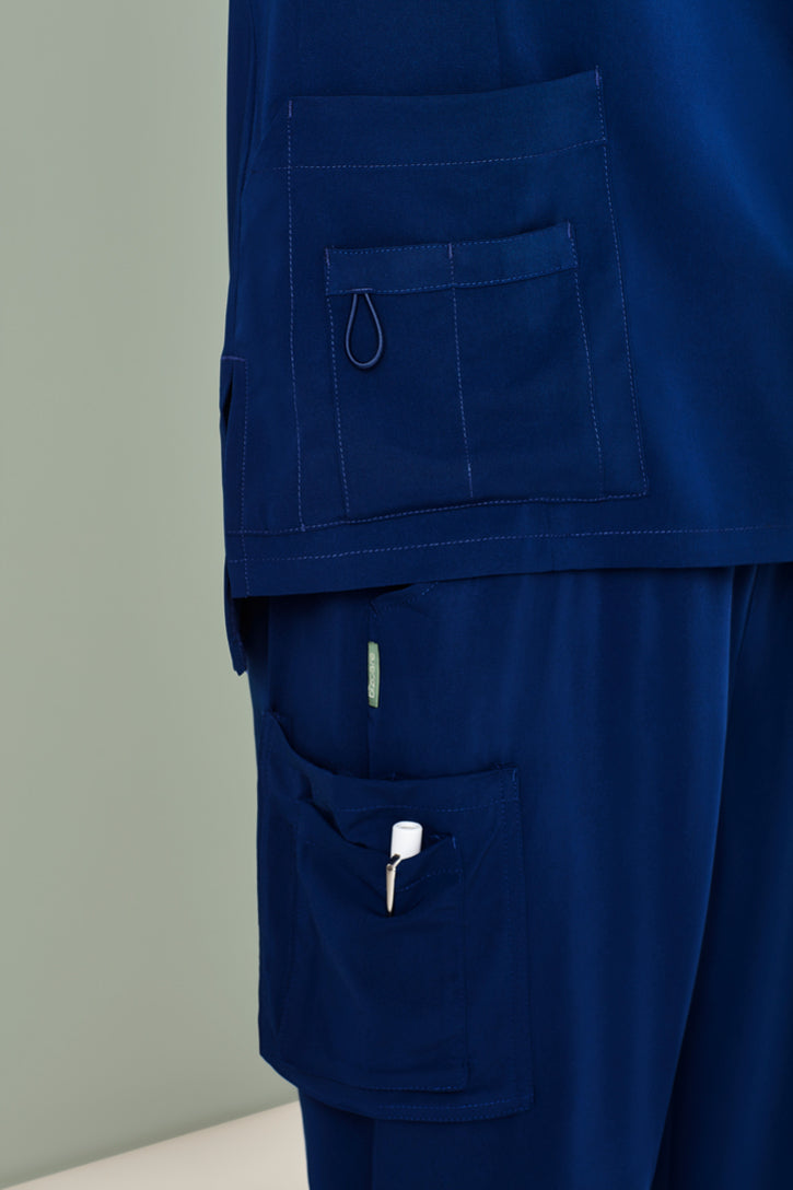 BizCare Womens Avery Multi-Pocket Straight Leg Pant - CSP944LL | Biz Care | Fashion Biz Online