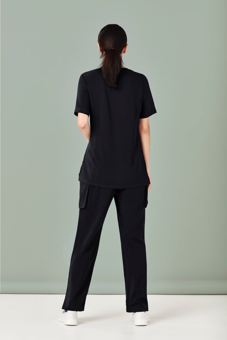 BizCare Womens Avery Multi-Pocket Straight Leg Pant - CSP944LL | Biz Care | Fashion Biz Online