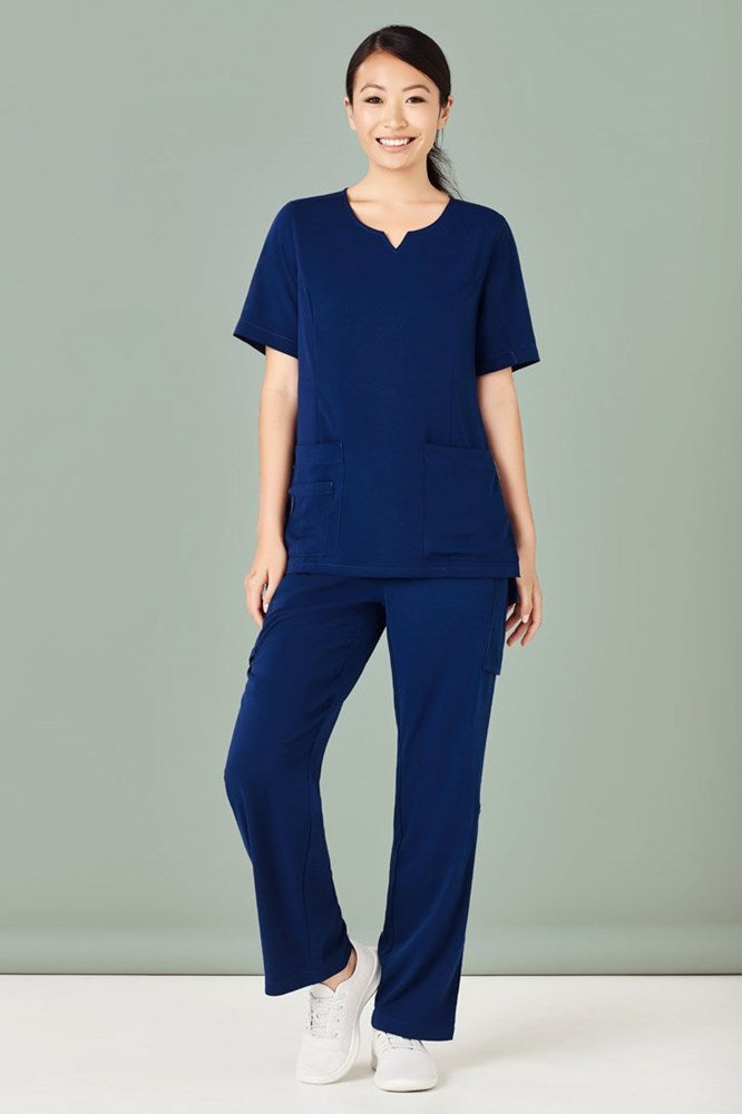 BizCare Womens Avery Multi-Pocket Straight Leg Pant - CSP944LL | Biz Care | Fashion Biz Online