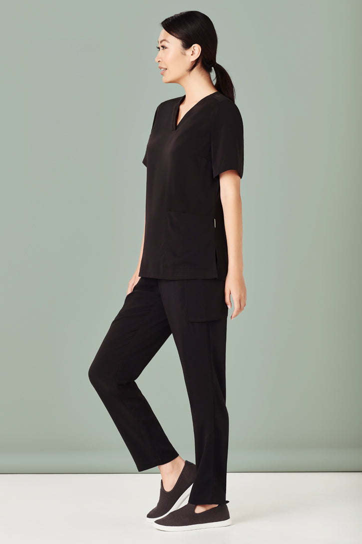 BizCare Womens Avery Multi-Pockets Slim Leg Pant - CSP943LL | Biz Care | Fashion Biz Online