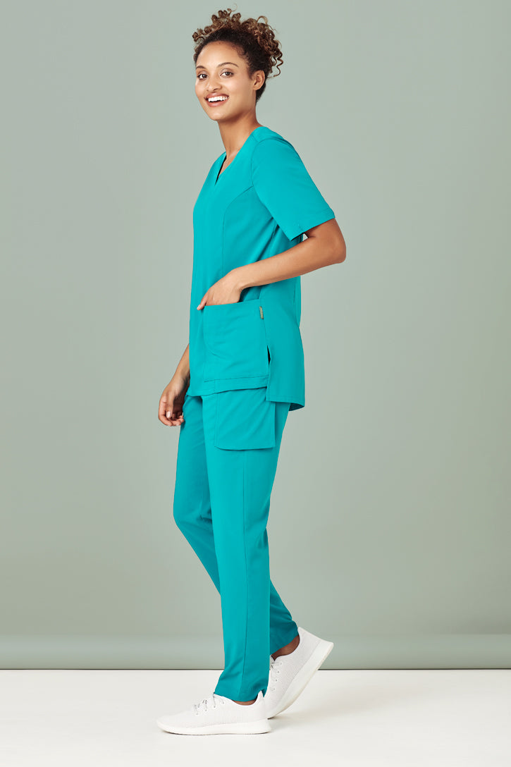 BizCare Womens Avery Multi-Pockets Slim Leg Pant - CSP943LL | Biz Care | Fashion Biz Online