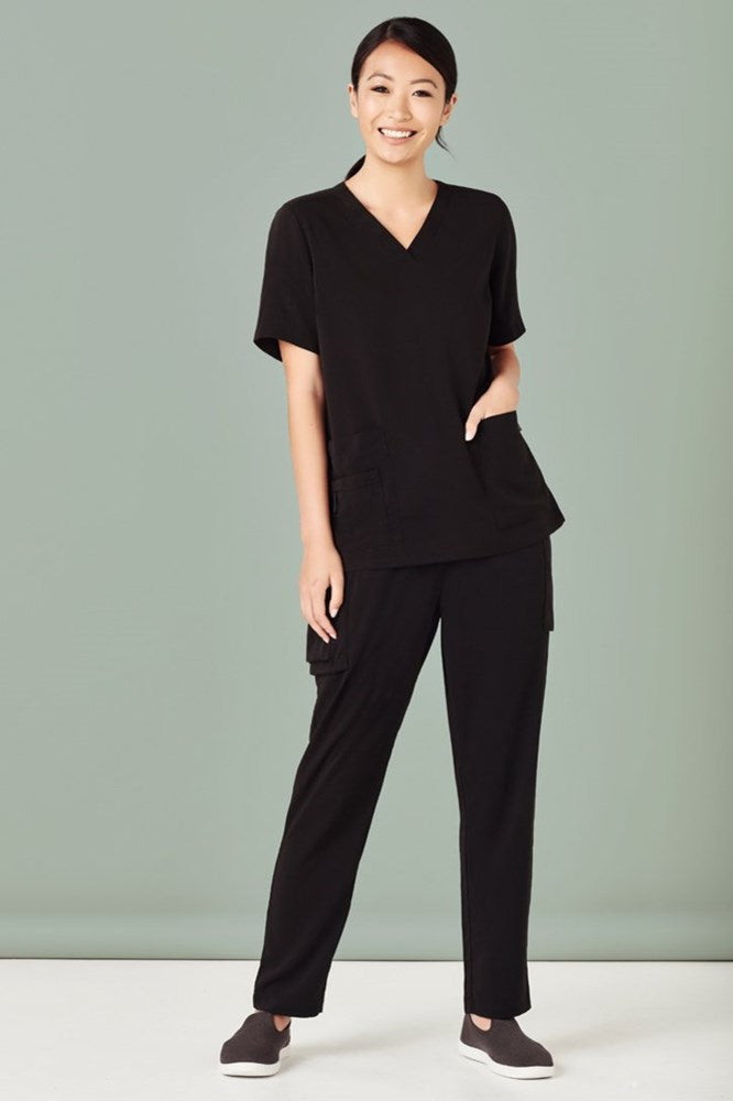 BizCare Womens Avery Multi-Pockets Slim Leg Pant - CSP943LL | Biz Care | Fashion Biz Online