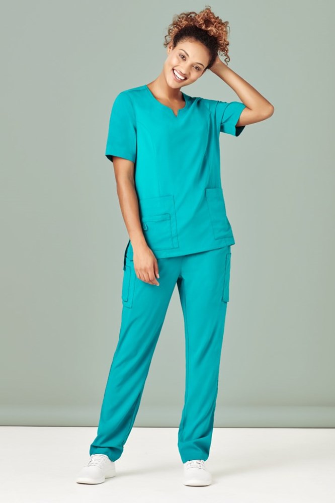 BizCare Womens Avery Multi-Pockets Slim Leg Pant - CSP943LL | Biz Care | Fashion Biz Online