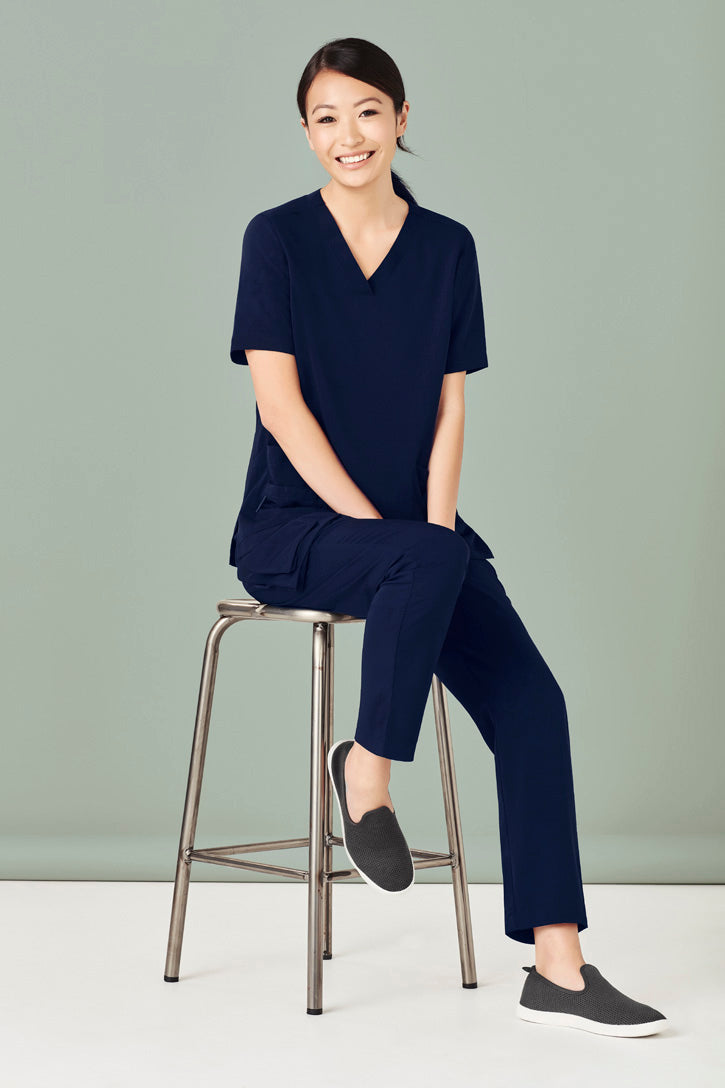 BizCare Womens Avery Multi-Pockets Slim Leg Pant - CSP943LL | Biz Care | Fashion Biz Online