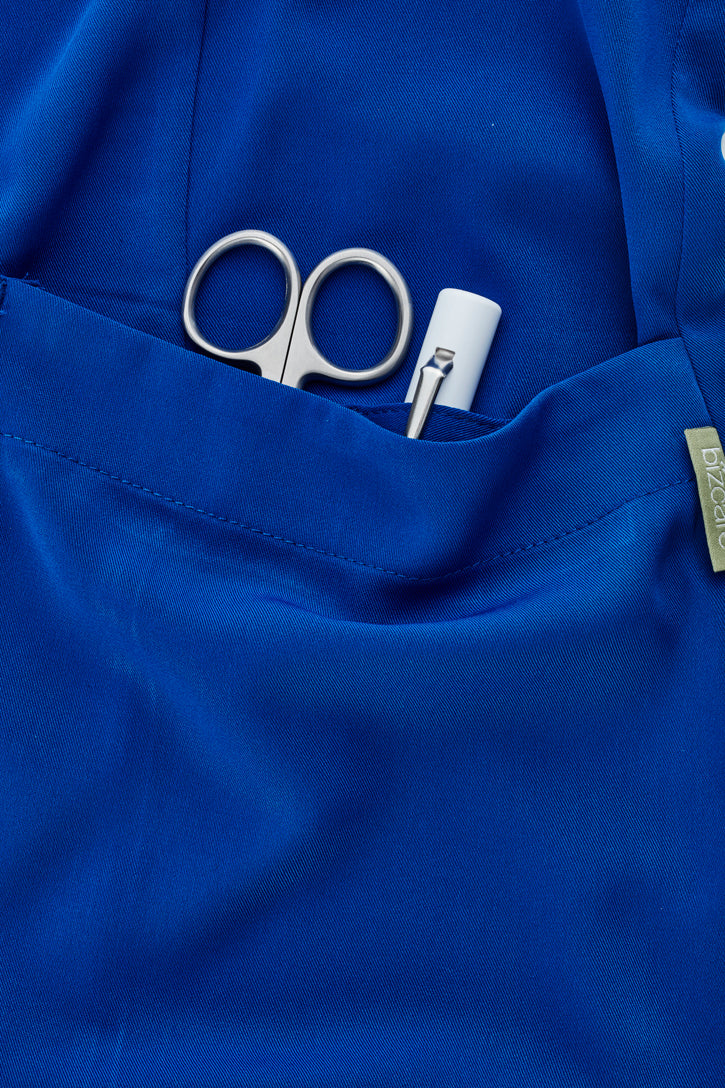 BizCare Womens Avery Tailored Fit Round Neck Scrub Top - CST942LS | Biz Care | Fashion Biz Online