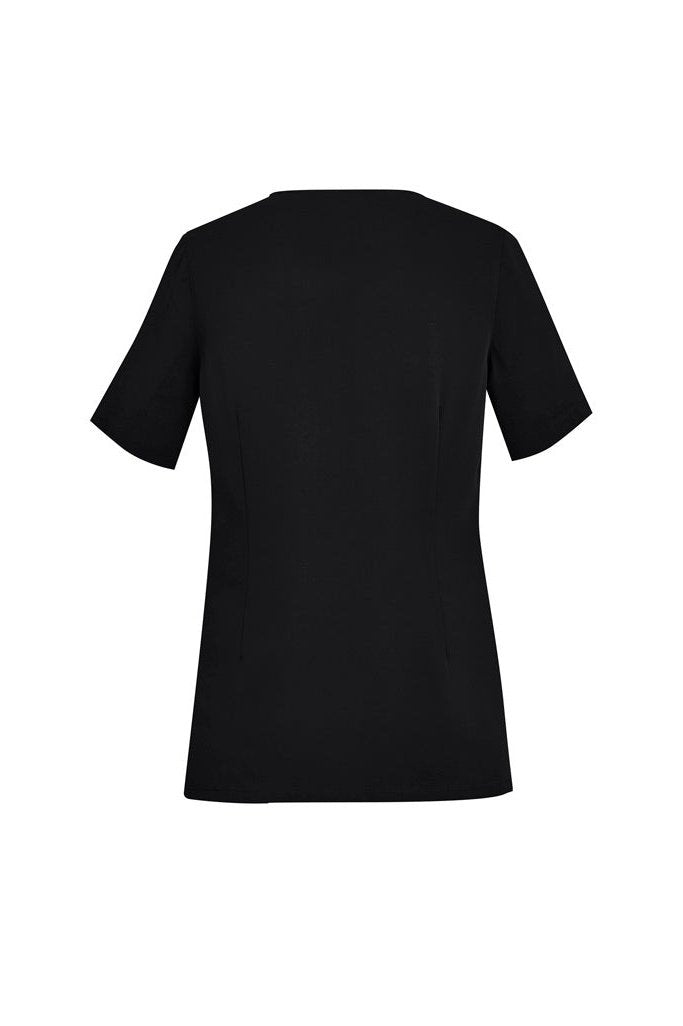 BizCare Womens Avery Tailored Fit Round Neck Scrub Top - CST942LS | Biz Care | Fashion Biz Online