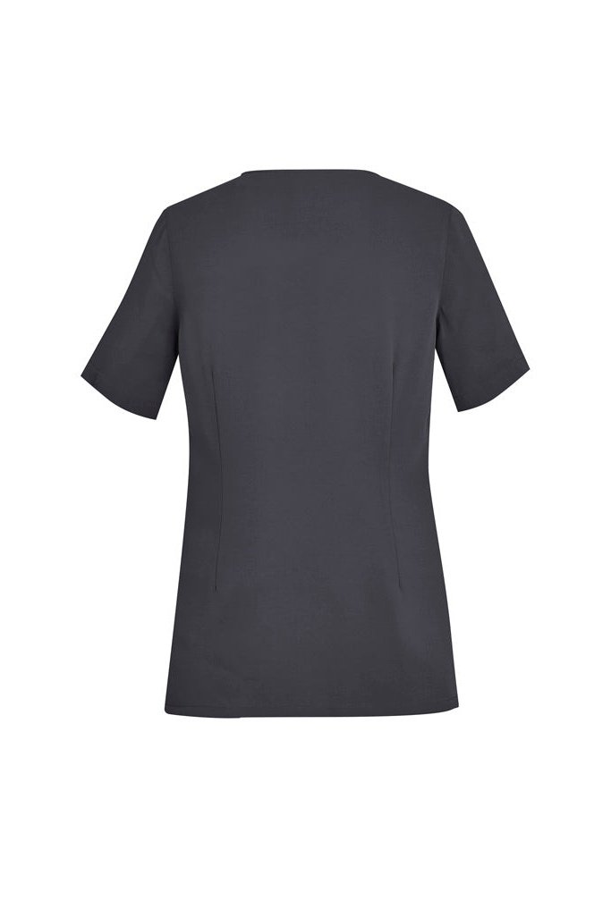 BizCare Womens Avery Tailored Fit Round Neck Scrub Top - CST942LS | Biz Care | Fashion Biz Online