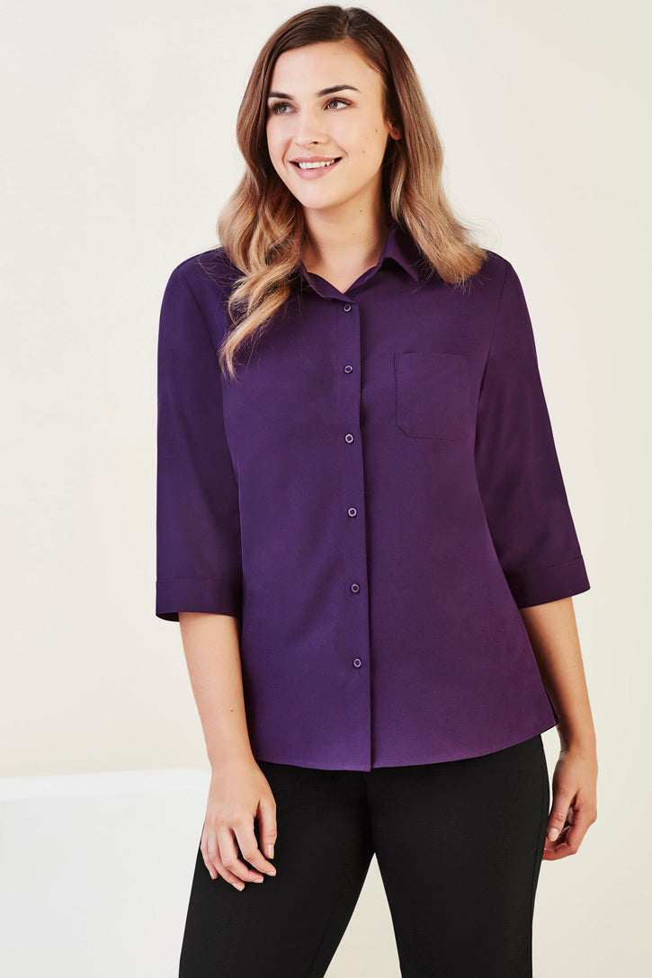 BizCare Womens Florence 3/4 Sleeve Shirt - CS951LT | Biz Care | Fashion Biz Online