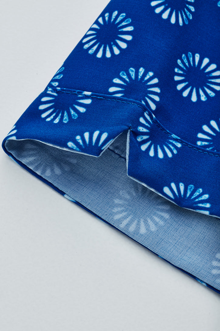 BizCare Womens Florence Daisy Print Short Sleeve Shirt - CS948LS | Biz Care | Fashion Biz Online