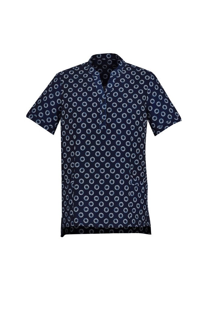 BizCare Womens Florence Daisy Print Tunic - CS950LS | Biz Care | Fashion Biz Online