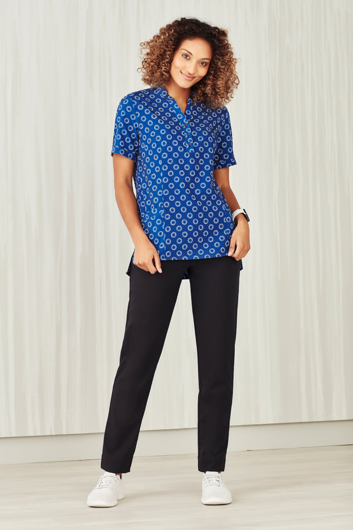 BizCare Womens Florence Daisy Print Tunic - CS950LS | Biz Care | Fashion Biz Online